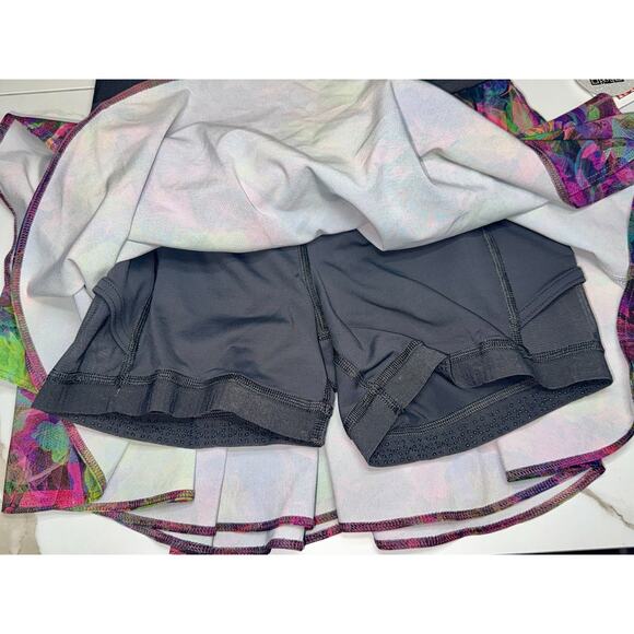 NEW Lululemon Court Rival High-Rise Floral Tennis Skirt Skort Shorts Womens Sz 4 - Picture 5 of 7